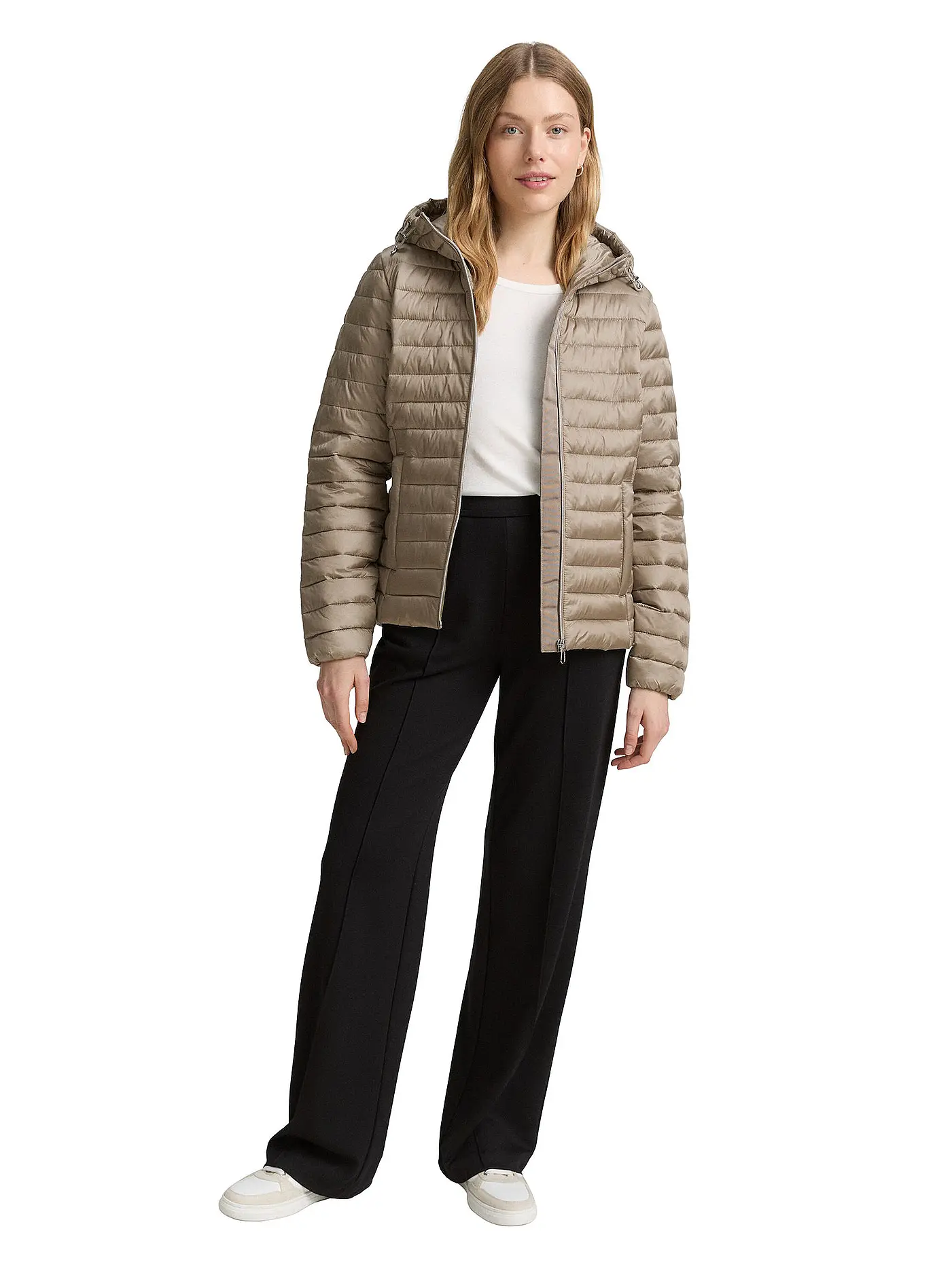 TOM TAILOR | Leichtsteppjacke | hellbraun